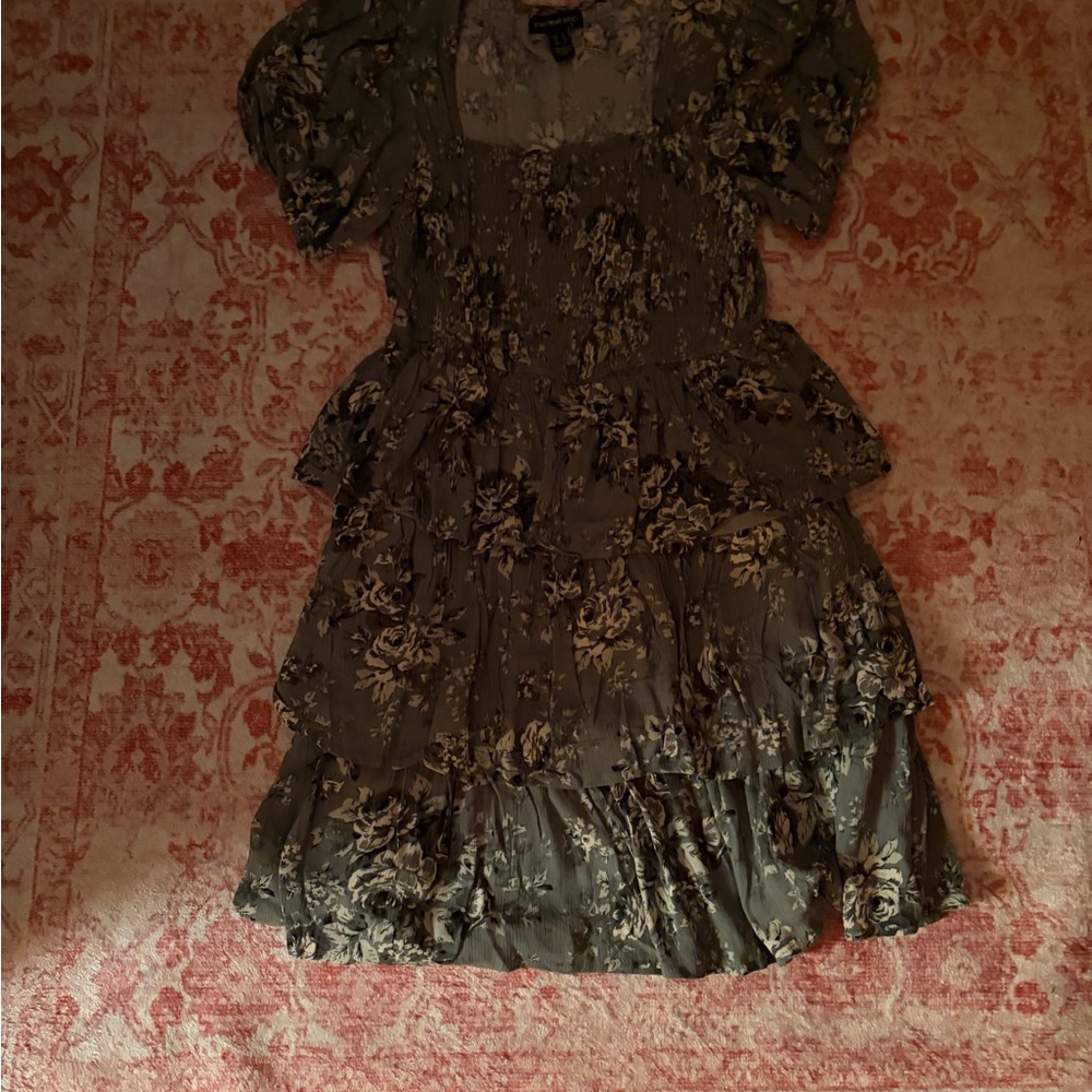 Streetwear Society Floral Green Dress